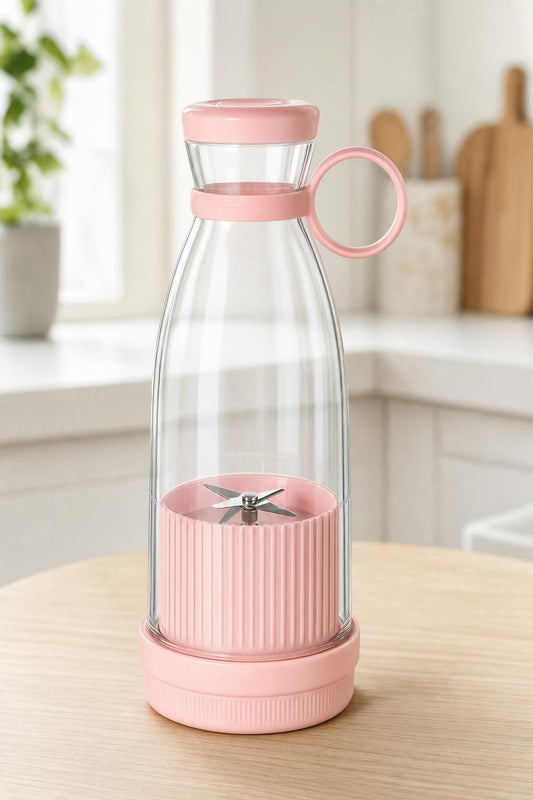 Pink Vellumwood portable blender