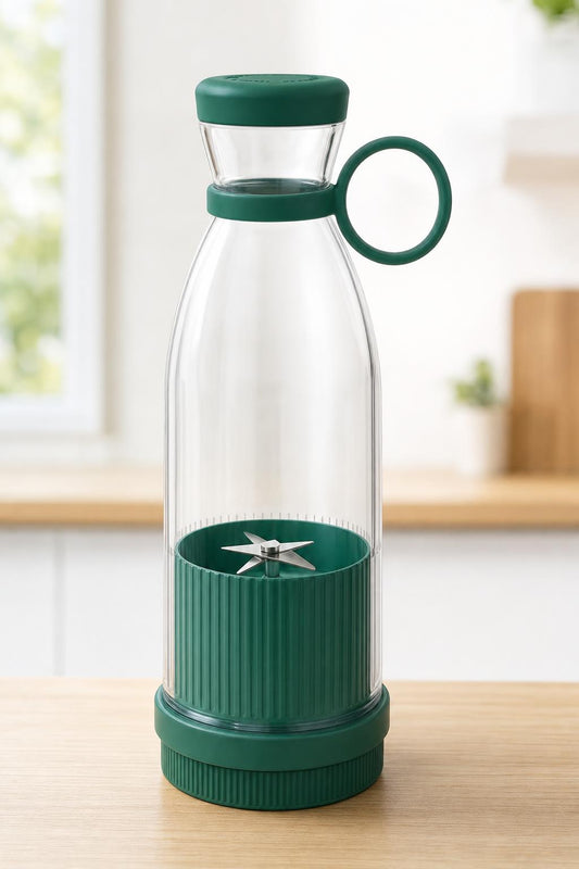 Green Vellumwood portable blender