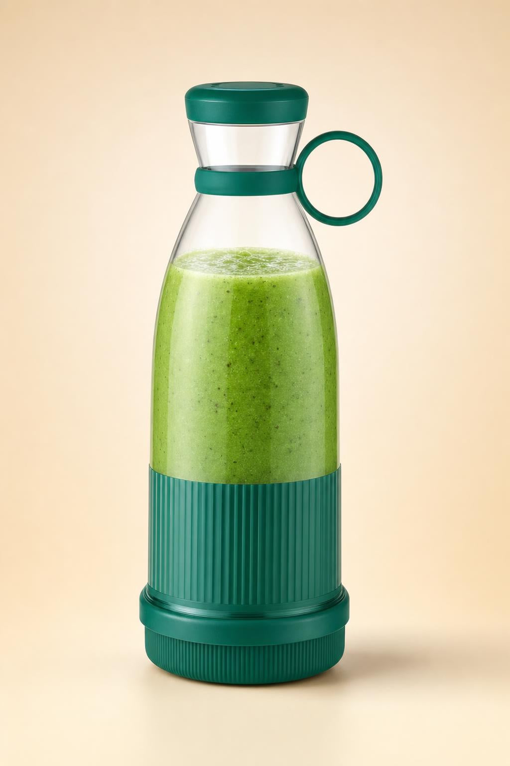 Green Vellumwood portable blender