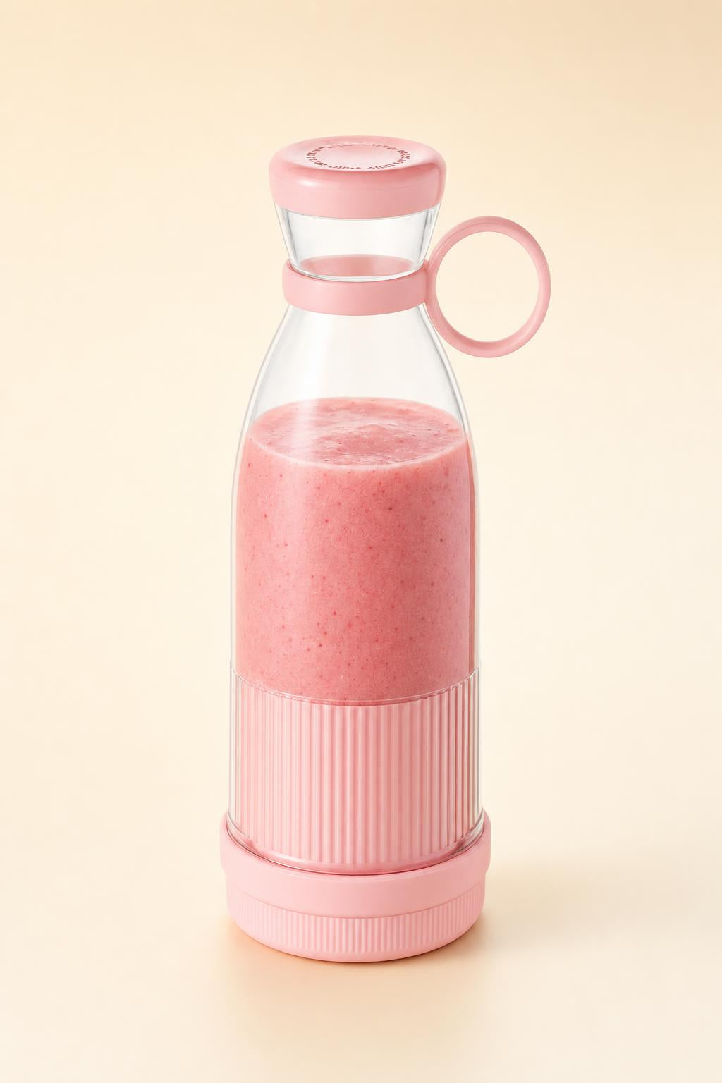 Pink Vellumwood portable blender